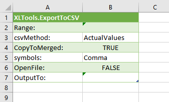 Step 1: the automation command is added on the worksheet
