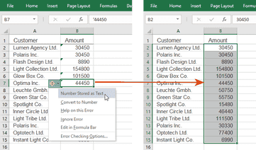 How to convert numbers stored as text to proper numbers in Excel – user ...