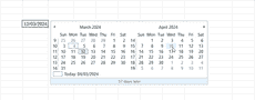 How to insert dates from a Popup Calendar (date picker) in Excel – user ...