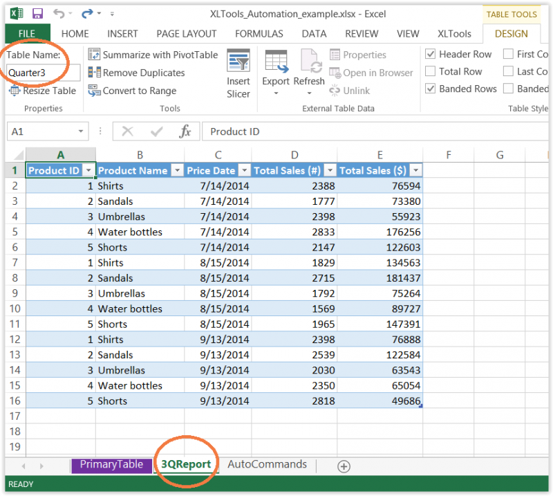 XLTools Automation: SQL Query Output