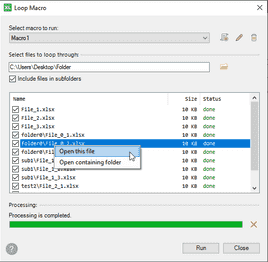 How to run the same macro on multiple Excel workbooks – user guide ...