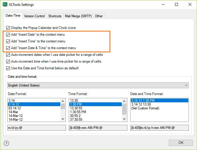 Remove or add Popup Clock from the right-click menu