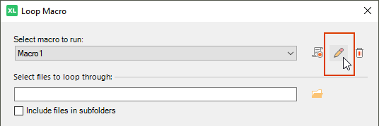 Step 4: edit macro if necessary