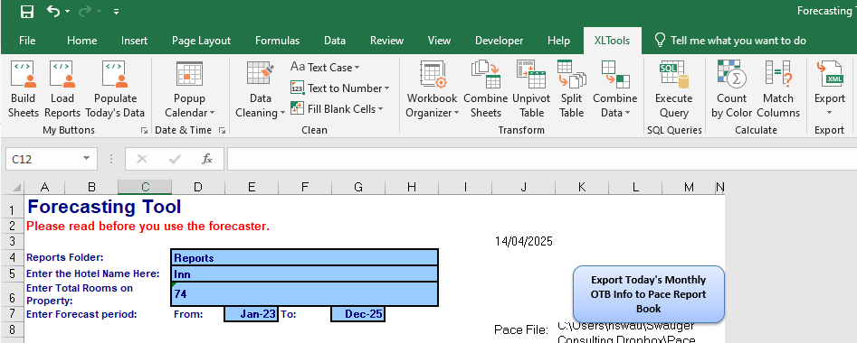 Unified Master Spreadsheet